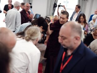 Thaye Dorje, His Holiness the 17th Gyalwa Karmapa, visits Harrogate and Manchester. Photo: Tokpa Korlo.