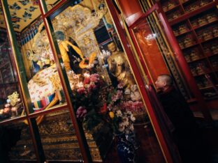 Thaye Dorje, His Holiness the 17th Gyalwa Karmapa, presided over the 2024 Kagyu Monlam in Bodh Gaya. Photo: Tokpa Korlo