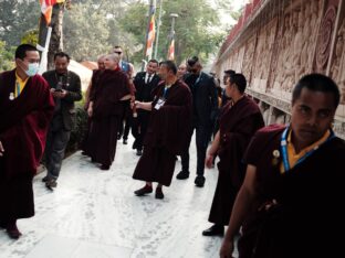 Thaye Dorje, His Holiness the 17th Gyalwa Karmapa, presided over the 2024 Kagyu Monlam in Bodh Gaya. Photo: Tokpa Korlo