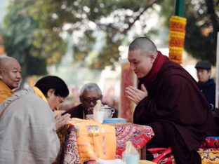 Thaye Dorje, His Holiness the 17th Gyalwa Karmapa, presided over the 2024 Kagyu Monlam in Bodh Gaya. Photo: Tokpa Korlo