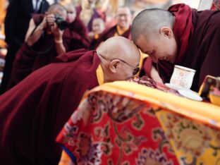 Thaye Dorje, His Holiness the 17th Gyalwa Karmapa, presided over the 2024 Kagyu Monlam in Bodh Gaya. Photo: Tokpa Korlo