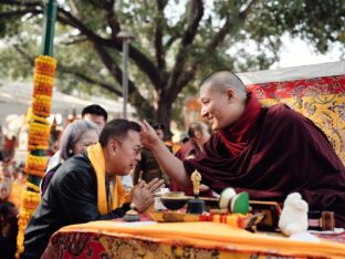 Thaye Dorje, His Holiness the 17th Gyalwa Karmapa, presided over the 2024 Kagyu Monlam in Bodh Gaya. Photo: Tokpa Korlo