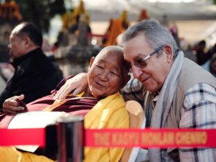 Thaye Dorje, His Holiness the 17th Gyalwa Karmapa, presided over the 2024 Kagyu Monlam in Bodh Gaya. Photo: Tokpa Korlo