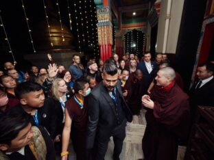 Thaye Dorje, His Holiness the 17th Gyalwa Karmapa, presided over the 2024 Kagyu Monlam in Bodh Gaya. Photo: Tokpa Korlo