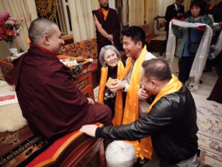 Thaye Dorje, His Holiness the 17th Gyalwa Karmapa, presided over the 2024 Kagyu Monlam in Bodh Gaya. Photo: Tokpa Korlo