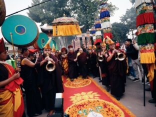 Thaye Dorje, His Holiness the 17th Gyalwa Karmapa, presided over the 2024 Kagyu Monlam in Bodh Gaya. Photo: Tokpa Korlo