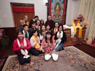 Thaye Dorje, His Holiness the 17th Gyalwa Karmapa, presided over the 2024 Kagyu Monlam in Bodh Gaya. Photo: Tokpa Korlo