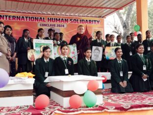 Thaye Dorje, His Holiness the 17th Gyalwa Karmapa, presided over the 2024 Kagyu Monlam in Bodh Gaya. Photo: Tokpa Korlo