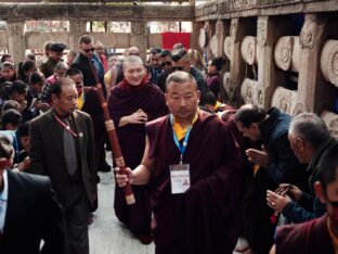 Thaye Dorje, His Holiness the 17th Gyalwa Karmapa, presided over the 2024 Kagyu Monlam in Bodh Gaya. Photo: Tokpa Korlo