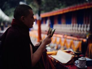 Thaye Dorje, His Holiness the 17th Gyalwa Karmapa, presided over the 2024 Kagyu Monlam in Bodh Gaya. Photo: Tokpa Korlo