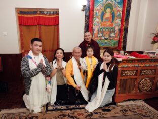 Thaye Dorje, His Holiness the 17th Gyalwa Karmapa, presided over the 2024 Kagyu Monlam in Bodh Gaya. Photo: Tokpa Korlo