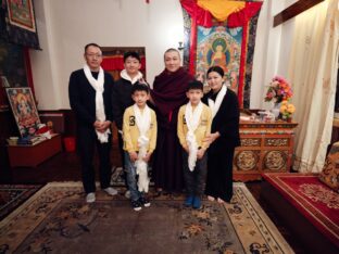 Thaye Dorje, His Holiness the 17th Gyalwa Karmapa, presided over the 2024 Kagyu Monlam in Bodh Gaya. Photo: Tokpa Korlo