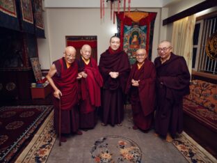 Thaye Dorje, His Holiness the 17th Gyalwa Karmapa, presided over the 2024 Kagyu Monlam in Bodh Gaya. Photo: Tokpa Korlo