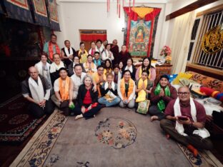 Thaye Dorje, His Holiness the 17th Gyalwa Karmapa, presided over the 2024 Kagyu Monlam in Bodh Gaya. Photo: Tokpa Korlo