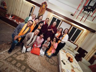 Thaye Dorje, His Holiness the 17th Gyalwa Karmapa, presided over the 2024 Kagyu Monlam in Bodh Gaya. Photo: Tokpa Korlo