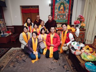 Thaye Dorje, His Holiness the 17th Gyalwa Karmapa, presided over the 2024 Kagyu Monlam in Bodh Gaya. Photo: Tokpa Korlo