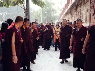 Thaye Dorje, His Holiness the 17th Gyalwa Karmapa, presided over the 2024 Kagyu Monlam in Bodh Gaya. Photo: Tokpa Korlo