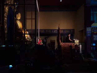 Thaye Dorje, His Holiness the 17th Gyalwa Karmapa, presides over the Karmapa Public Course 2025