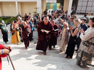 Thaye Dorje, His Holiness the 17th Gyalwa Karmapa, presides over the Karmapa Public Course 2025