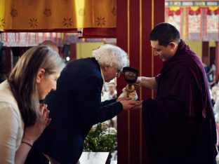 Thaye Dorje, His Holiness the 17th Gyalwa Karmapa, presides over the Karmapa Public Course 2025