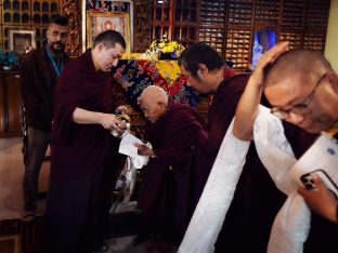 Thaye Dorje, His Holiness the 17th Gyalwa Karmapa, presides over the Karmapa Public Course 2025