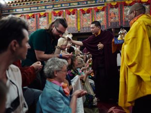 Thaye Dorje, His Holiness the 17th Gyalwa Karmapa, presides over the Karmapa Public Course 2025