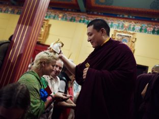 Thaye Dorje, His Holiness the 17th Gyalwa Karmapa, presides over the Karmapa Public Course 2025