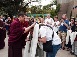 Thaye Dorje, His Holiness the 17th Gyalwa Karmapa, presides over the Karmapa Public Course 2025