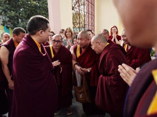 Thaye Dorje, His Holiness the 17th Gyalwa Karmapa, presides over the Karmapa Public Course 2025