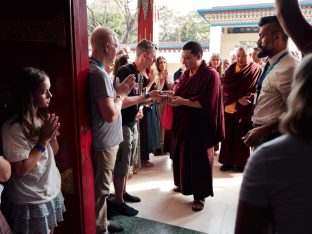 Thaye Dorje, His Holiness the 17th Gyalwa Karmapa, presides over the Karmapa Public Course 2025