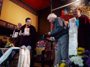 Thaye Dorje, His Holiness the 17th Gyalwa Karmapa, presides over the Karmapa Public Course 2025