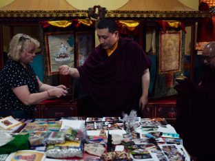 Thaye Dorje, His Holiness the 17th Gyalwa Karmapa, presides over the Karmapa Public Course 2025