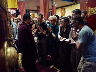 Thaye Dorje, His Holiness the 17th Gyalwa Karmapa, presides over the Karmapa Public Course 2025