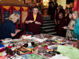 Thaye Dorje, His Holiness the 17th Gyalwa Karmapa, presides over the Karmapa Public Course 2025