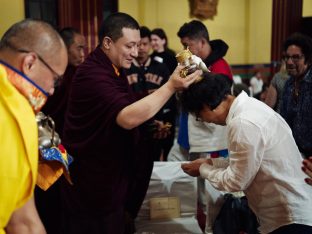 Thaye Dorje, His Holiness the 17th Gyalwa Karmapa, presides over the Karmapa Public Course 2025