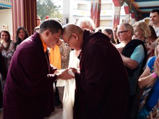 Thaye Dorje, His Holiness the 17th Gyalwa Karmapa, presides over the Karmapa Public Course 2025