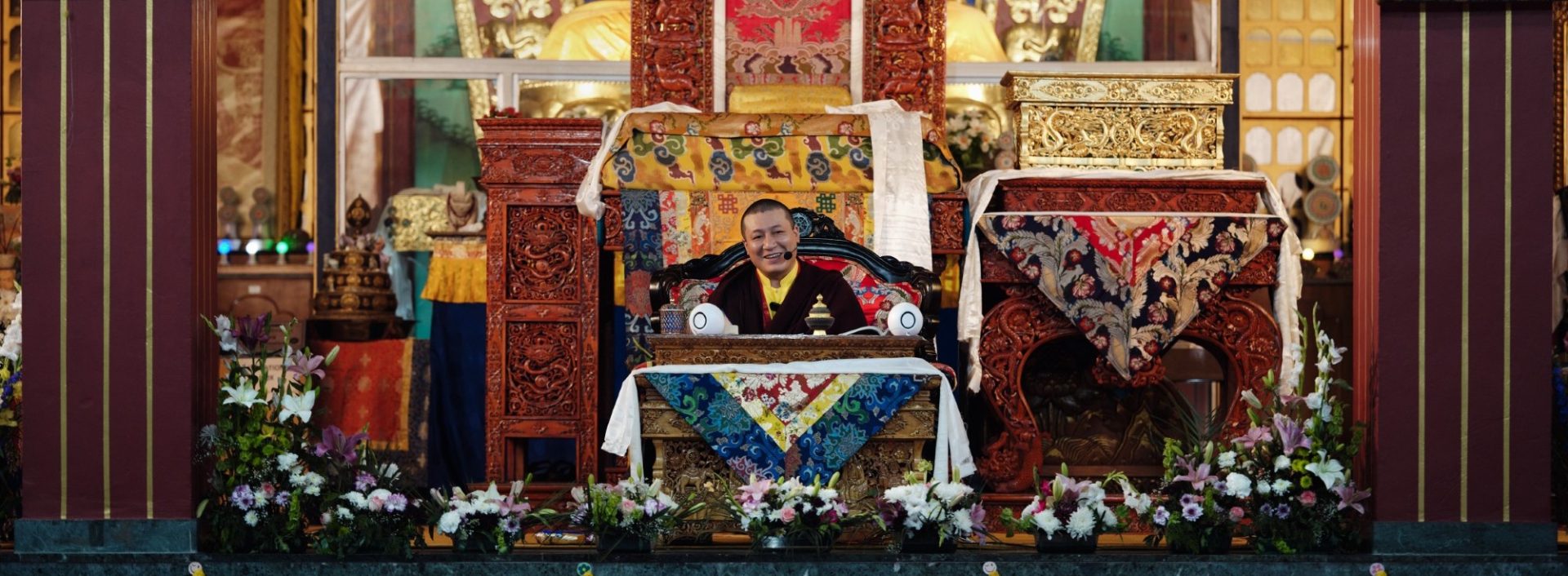 Thaye Dorje, His Holiness the 17th Gyalwa Karmapa, presides over the Karmapa Public Course 2025 in KIBI (Karmapa International Buddhist Institute), New Delhi