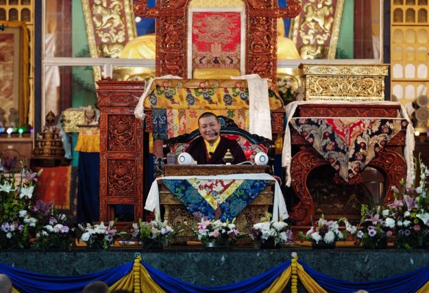 Thaye Dorje, His Holiness the 17th Gyalwa Karmapa, presides over the Karmapa Public Course 2025 in KIBI (Karmapa International Buddhist Institute), New Delhi