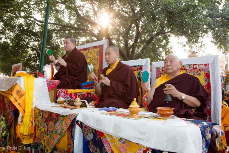 Rejoignez Karmapa aux Kagyü Mönlam, à Bodh Gaya